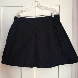 Navy Blue COS Mini Skirt with Elastic Waistband